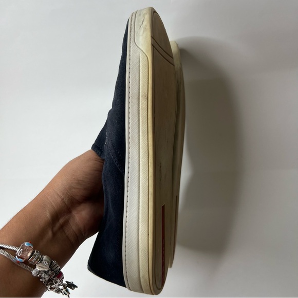 AUTHENTIC Prada Suede Slip-on Sneaker size 9 - Picture 4 of 9